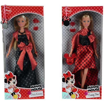 Panenka Steffi Minnie Mouse večerní šaty
