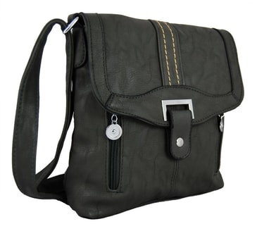 Menší crossbody dámská kabelka 318 šedá