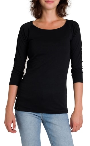 Dámské tričko Ellen long black